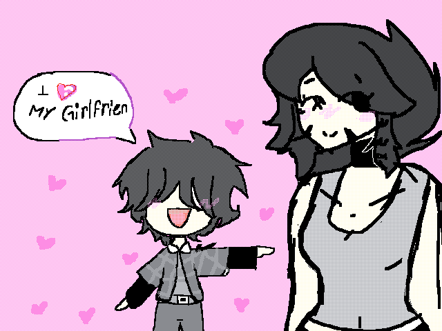 I 💗 my girlfriend (Yo 💗 a mi novia)