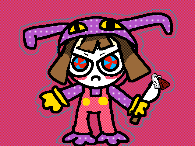 (Warning) Pomni have a knife