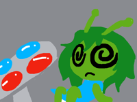 Alien in a human body