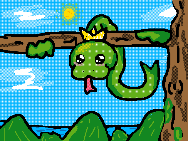 Snake say hi