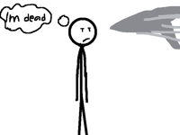 Grappling hook trick gone wrong