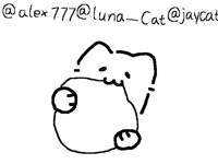 Draw a kitten's lunch among those who like it.
