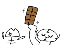 看！巧克力🍫？