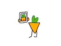 Carrot's selfie