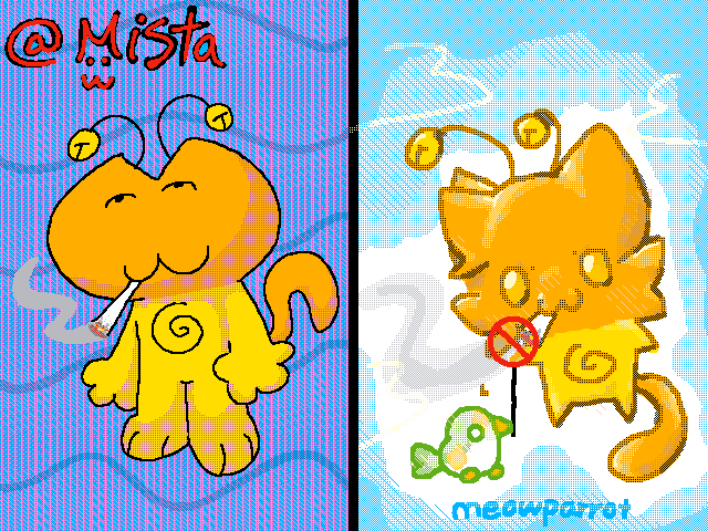 Draw jingle kitty in your style