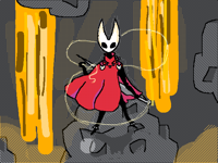 My redesign of Hornet from Silksong