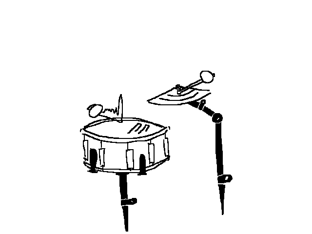 Drum kit animation testing for future projects