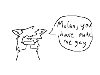 Me realising Li Shang is bi and Mulan is trans