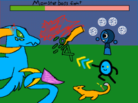 Monster boss fight collab