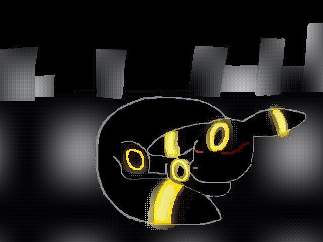 Sleeping Umbreon