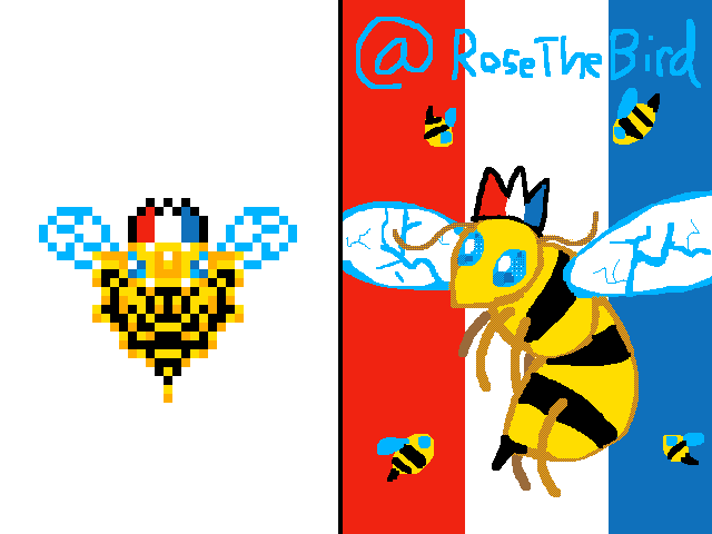 Draw my oc in your style🐝