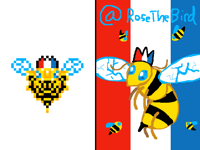 Draw my oc in your style🐝