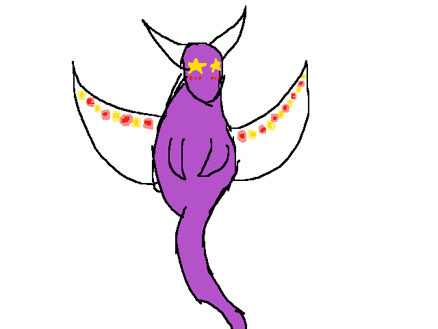 Purple ballon showtime dragon