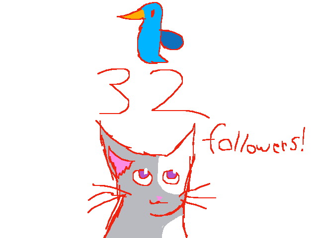 32 followers!(flash warning)*Q&A*