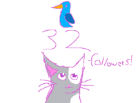 32 followers!(flash warning)*Q&A*