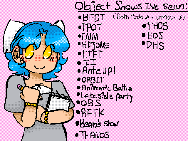 Object show fans, I need YOUR help!!