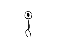 Stickman running cycle