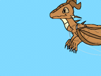 Weird dragon animation