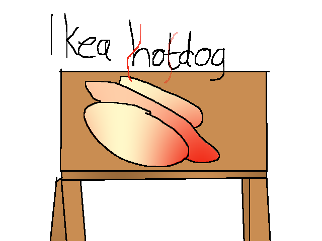 Ikea hotdog