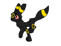 Umbreon walking