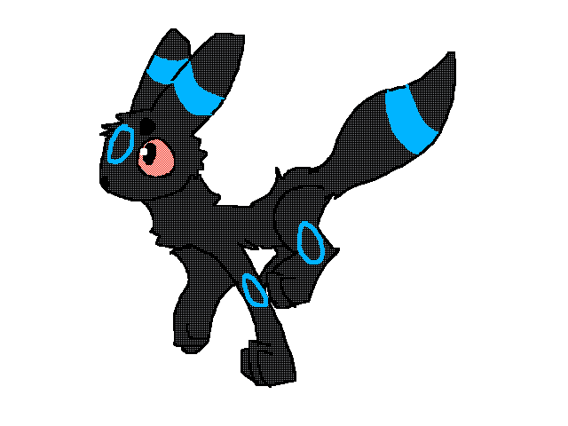 Shiny Umbreon walking
