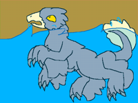 Microraptor’s swimming