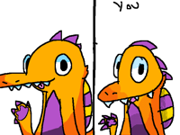 Redraw dis Spinosarus (I called him Seth)