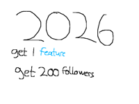 Remember those?2026 Goals