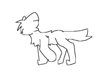 Male cat walking collab