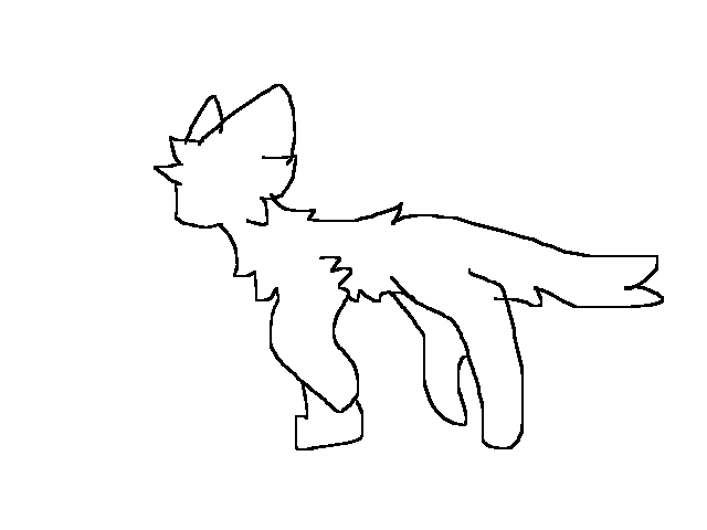 Female cat walking collab