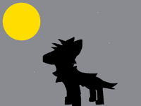 Lazy wolf animation