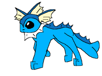 Vaporeon walking