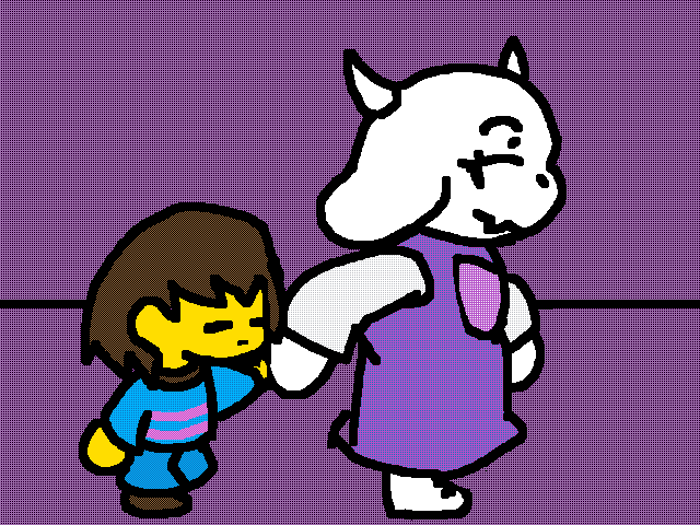 Frisk and Toriel