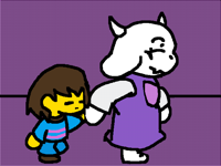 Frisk and Toriel