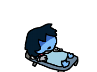 Toby fox when fanbase say frisk is a girl.