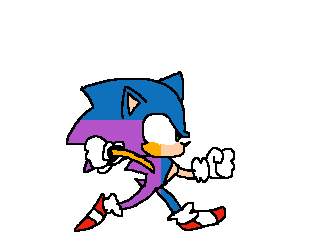 Sonic Running animation