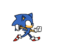 Sonic Running animation