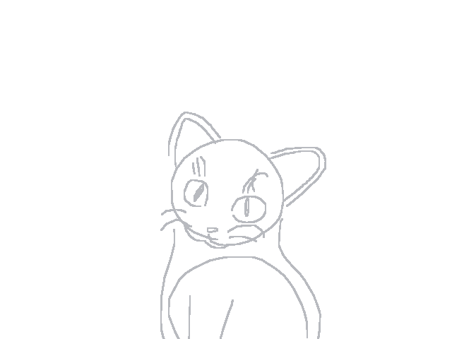 How I drew the cat
