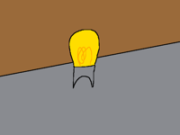 How a bulb walks