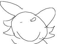 I drew this with a spoon-