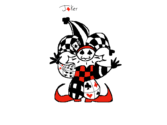 Silly joker jester kabob