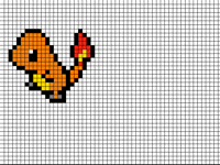 Charmanda pixle art