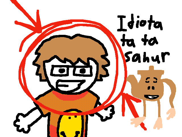 Pls make fanart of this idiot