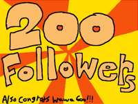 200 follows!!