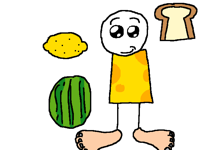 Lemonmeloncheesebread