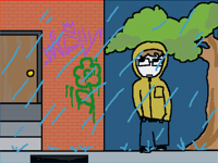 Raining
