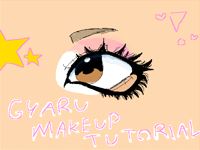 Gyaru makeup tutorial (pause to read)!!!
