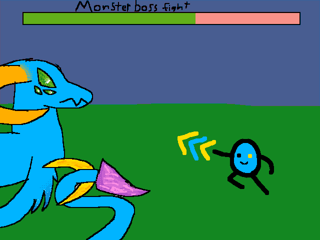 Monster boss fight collab