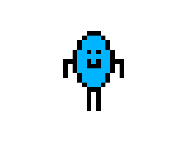 Character but pixel