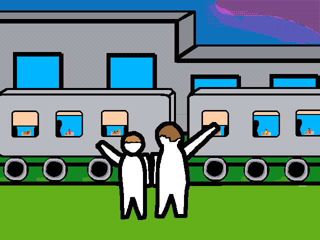 Train look at please